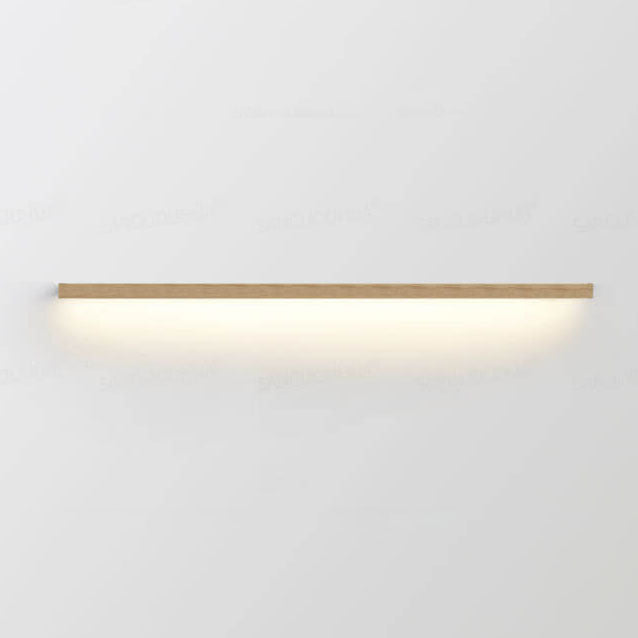 Thomasequestrian | ZenBeam Japanese LED Wall Light - Solid Wood Modern Accent Lighting