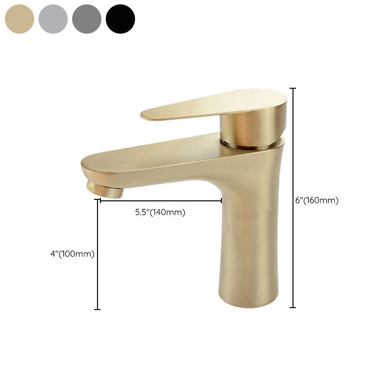 Thomasequestrian | Modern Basin Tap - Monochrome Center Mount Low Arc Bathroom Faucet