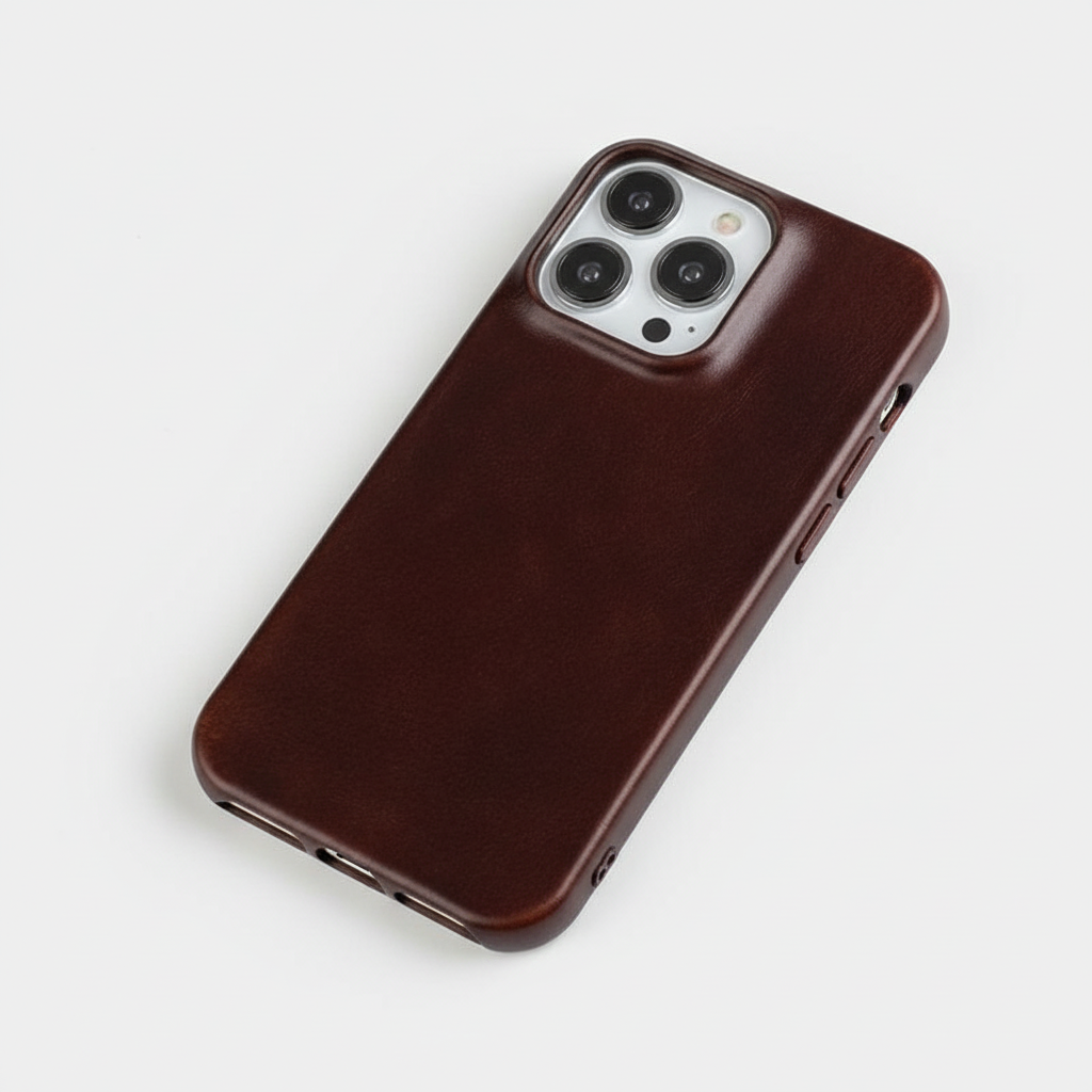 Thomasequestrian | Oil Wax Genuine Leather Apple iPhone Case