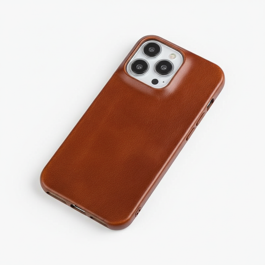 Thomasequestrian | Oil Wax Genuine Leather Apple iPhone Case