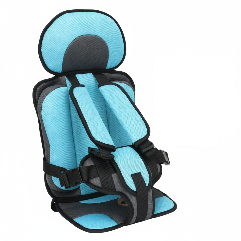 Thomasequestrian | Portable & Foldable Child Car Booster Seat – Compact Travel Booster Cushion for Kids