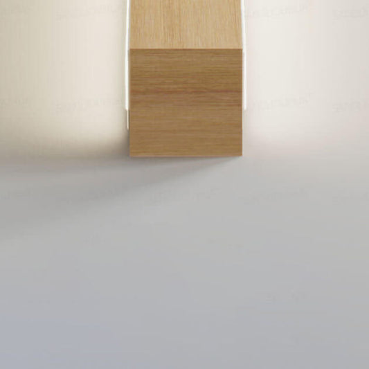 Thomas Equestrian | ZenBeam Japanese LED Wall Light - Solid Wood Modern Accent Lighting
