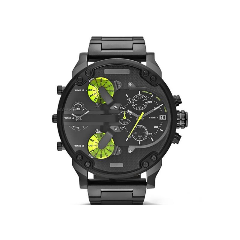 Thomasequestrian | Stainless Steel Chronograph Quartz Watch – Premium Analog Sport Wristwatch for Men