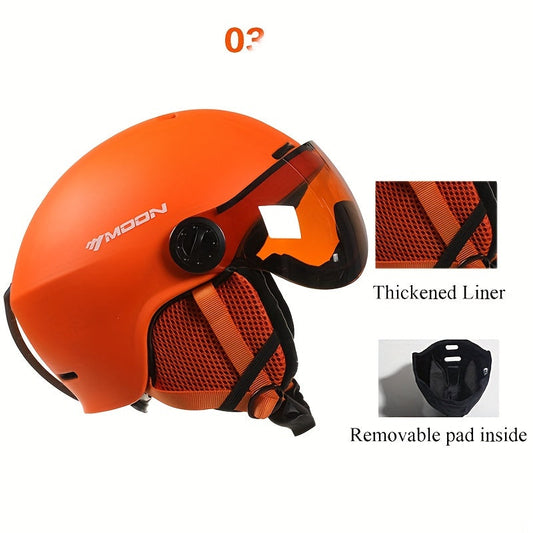 Thomasequestrian| High-Quality Ski Helmet with Removable Parts – Safe & Comfortable for Outdoor Activities