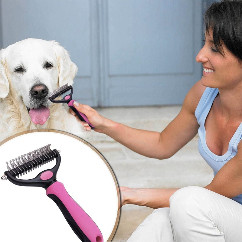 Thomasequestrian | Pet Care Brush – Deshedding Tool for Dogs & Cats