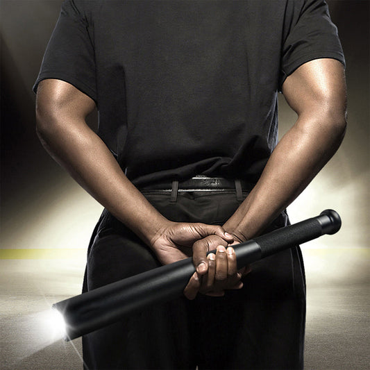 Thomasequestrian | Baseball Bat Shaped LED Flashlight – Aluminum Alloy, 3 Lighting Modes for Emergency & Utility Use
