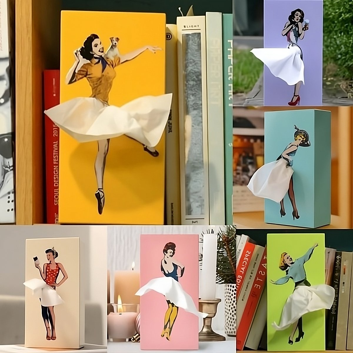 Thomasequestrian | Flying Skirt Tissue Box