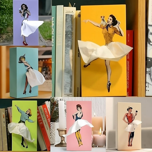 Thomasequestrian | Flying Skirt Tissue Box