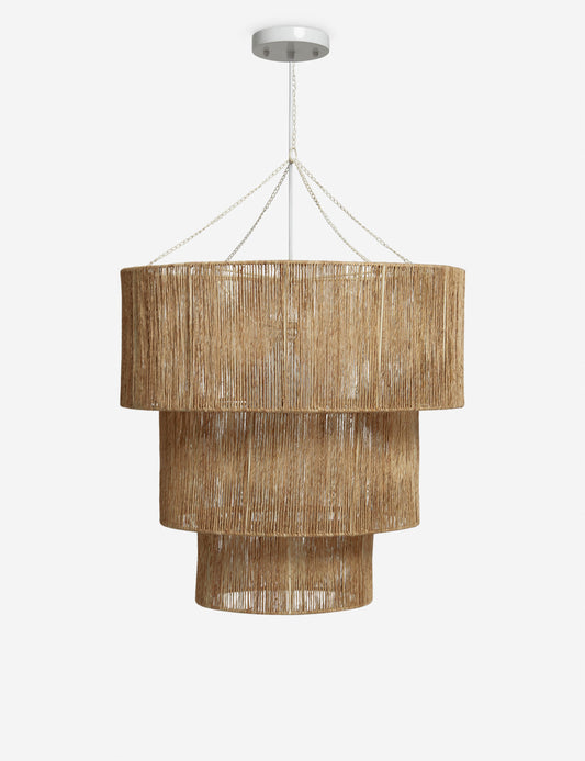 Thomas Equestrian Chavette Chandelier, Natural