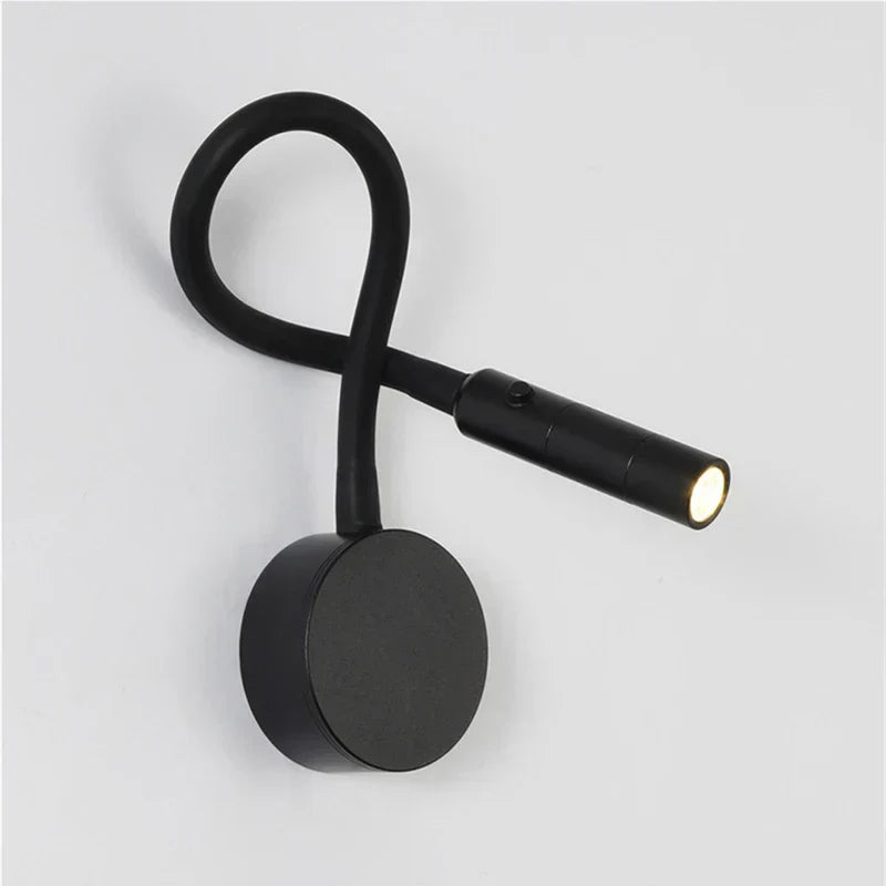 Thomasequestrian | Modern Flexible LED Reading Wall Lamp with Switch - 1W/3W