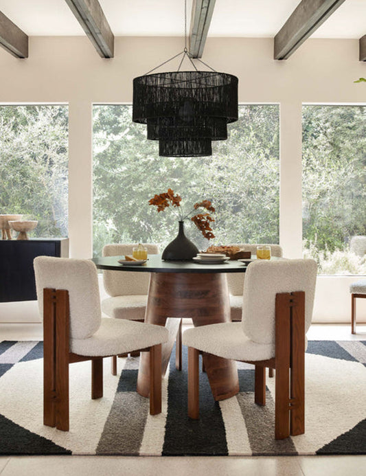 Thomas Equestrian Chavette Chandelier, Black