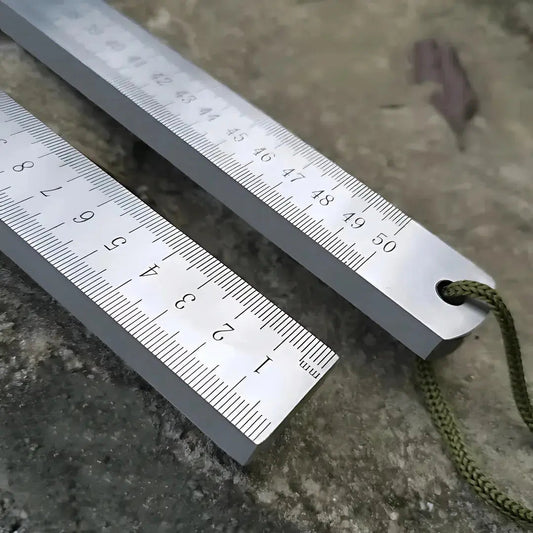 Thomasequestrian | Hardened Steel Ruler - Multi-Purpose Emergency Tool