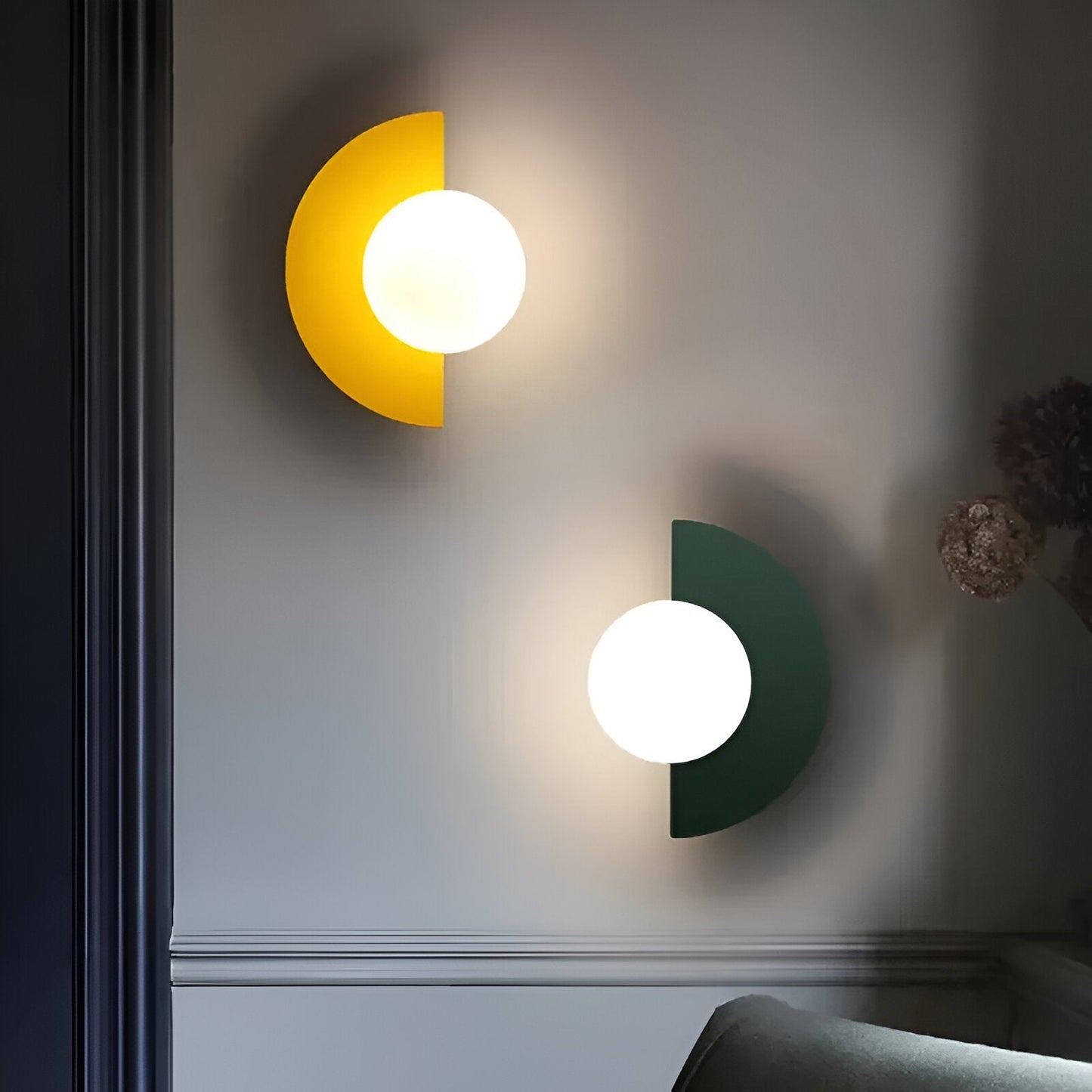 Thomasequestrian | LumiSphere Light - Modern Plug-in Wall Sconce