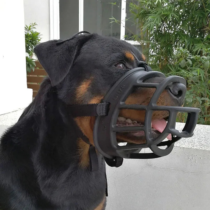 Thomasequestrian | Adjustable Silicone Dog Muzzle – Anti-Bite, Training & Barking Control for Small to Large Dogs
