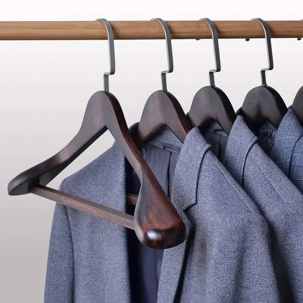 Thomasequestrian | Luxury Wooden Clothes Hangers with Curved Design