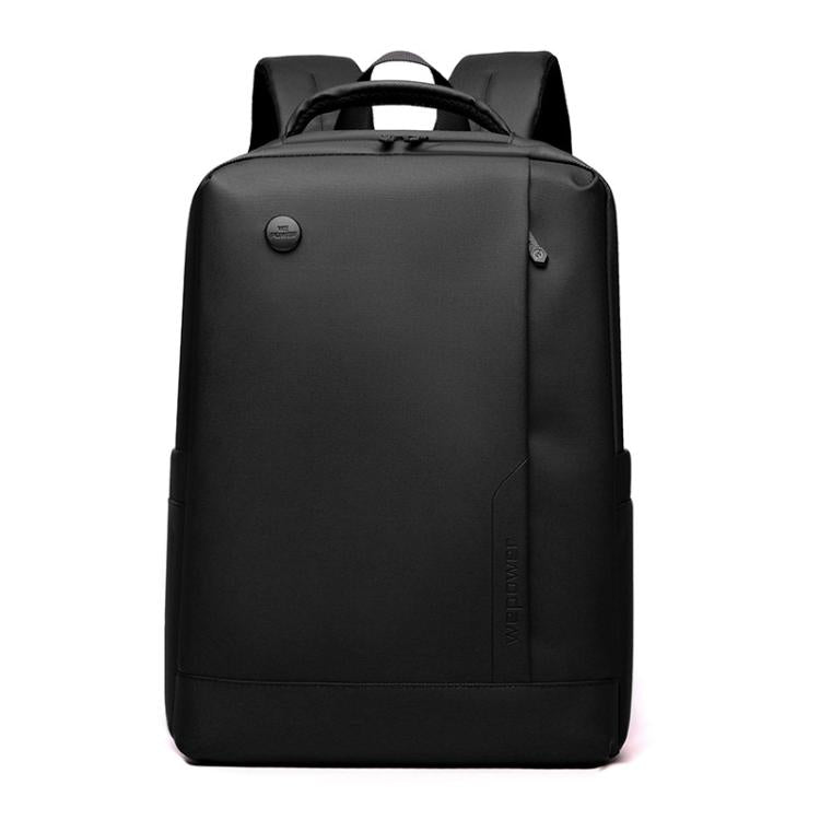 Thomasequestrian | Men's 14-Inch Laptop Backpack - Waterproof Large Capacity Business Commuter Backpack (Black)