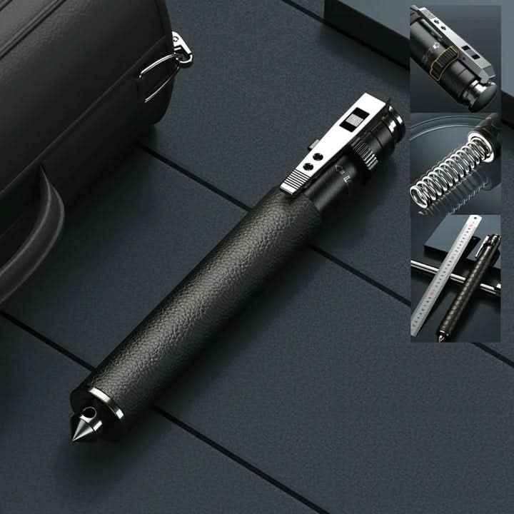 Thomasequestrian | Pop-Up Safety Cane – Telescopic Self-Defense Stick for Hiking & Travel