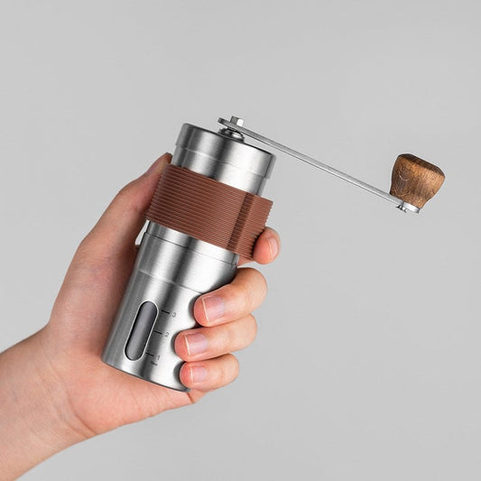 Thomasequestrian | Coffee Grinder – 304 Stainless Steel Manual Burr Grinder