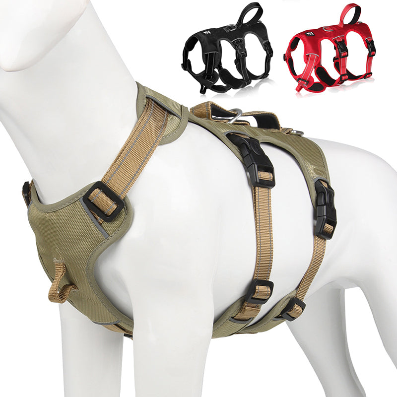 Thomasequestrian | Reflective Anti-Pull Dog Harness – No-Pull Pet Vest with Handle, GripGuard