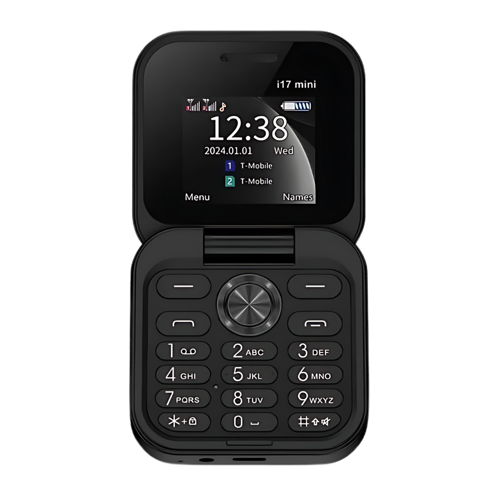 Thomasequestrian | Small Foldable Mobile Phone – Compact Dual SIM Flip Phone for Seniors & Kids