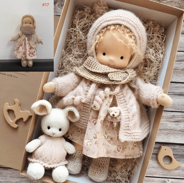 Thomasequestrian Poppi | Handcrafted Waldorf Cuddle Doll – Soft, Organic & Non-Toxic