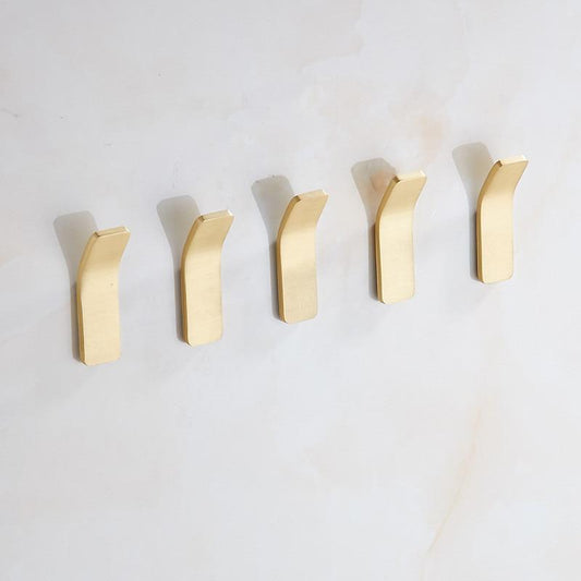 Thomasequestrian | Gold Wall Hooks - Luxurious Brass Coat Hooks for Hallway and Bedroom