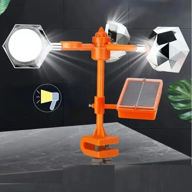 Thomasequestrian | 360 Degree Reflective Solar Powered Bird Repeller