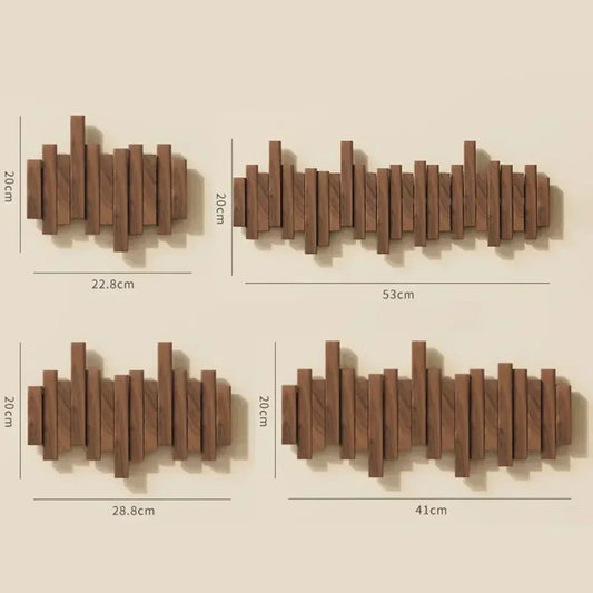 Thomasequestrian | Wooden Piano Wall Coat Rack - Practical & Elegant Entryway Organizer
