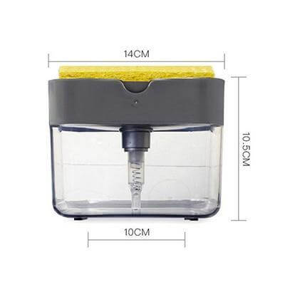 Thomasequestrian | Wall Mounted Soap Dispenser – Stainless Steel for Kitchen & Bathroom