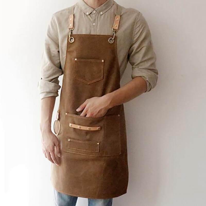 Thomasequestrian | Vintage Chef Apron – Classic Cotton Kitchen Apron with Adjustable Straps