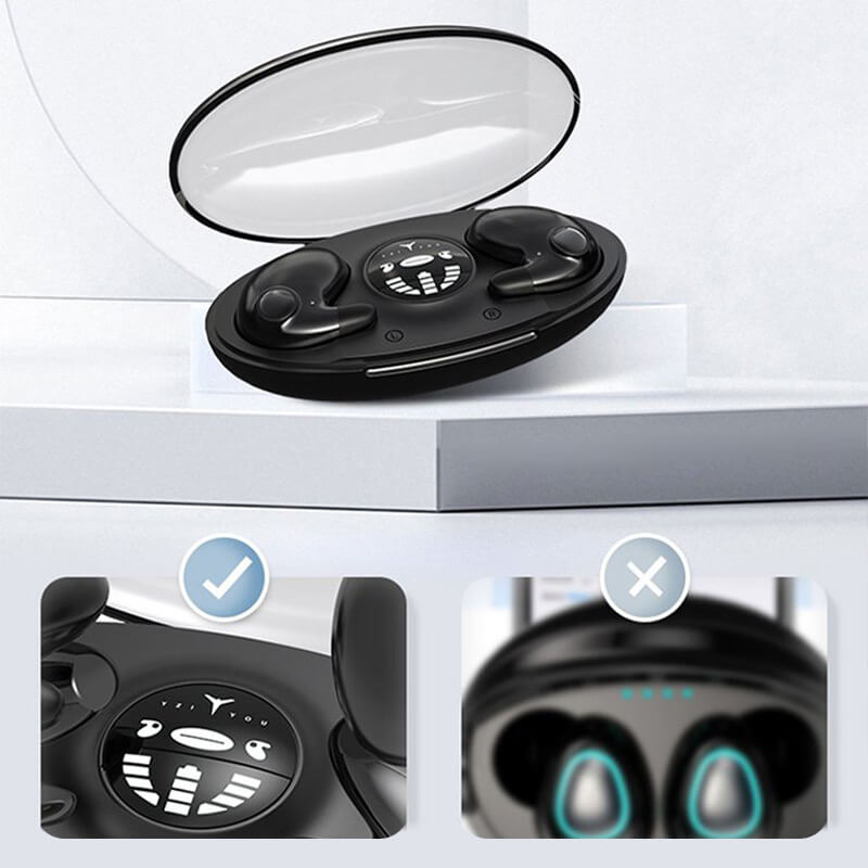 Thomas Equestrian | Invisible Wireless Sleep Headphones – Comfortable IPX5 Waterproof Bluetooth Earbuds for Sleeping